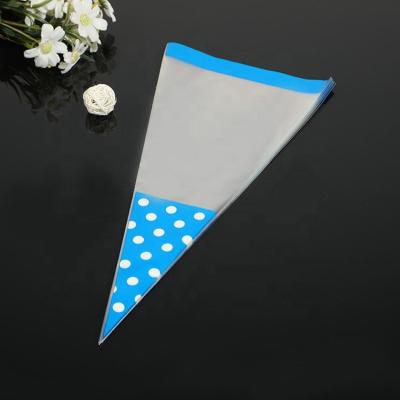 China 2021 Triangle Moisture Proof OPP Plastic Candy Cone Shaped Candy Packaging Bag for sale