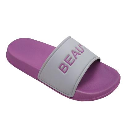 China Fashion trend purple color sole EVA summer classic outdoor outsole soft insole slips slippers for women for sale