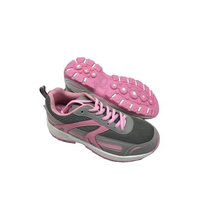 China Wholesale Pink Color Cheap Price Anti-odor Good Quality Mountain Outdoor Climbing Shoes Beautiful Hiking Shoes For Women for sale