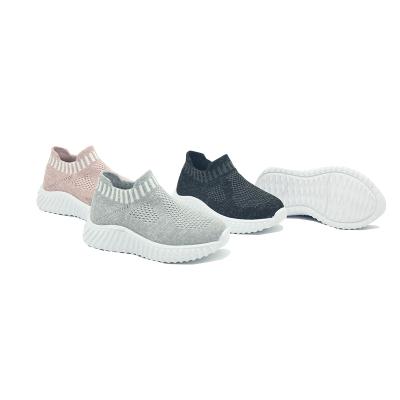 China Wholesale Breathable Fly Knit Sock Breathable Sneakers High Quality Kids Walking Shoes for sale