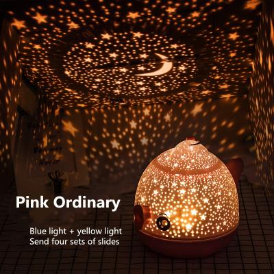 China Wholesale Hot Selling Mid Century Projector Night Light For Kids With Rotating Timer And Remote Control for sale