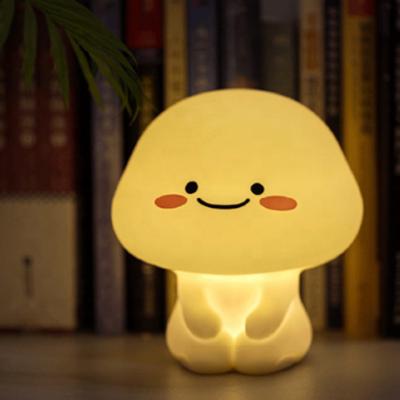 China Cartoon Silicone Night Light Bedroom Bedside Eye Protection ESLEP Energy Saving Plug Light Desk Lamp for sale