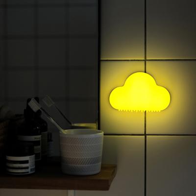 China Modern Battery Smart Eclipse Silicone Astronaut Cloud Lamp Charger Touch Motion Sensor Wireless Night Lights Wall Mounted Lights for sale