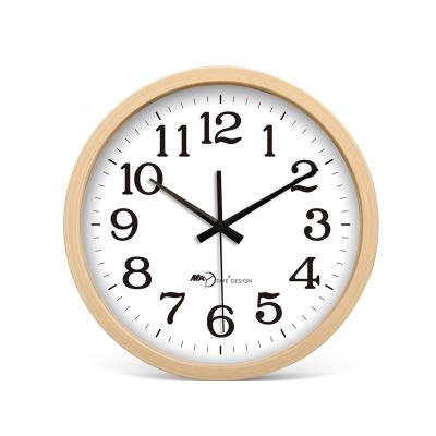 China Living room antique mute wall clock retro style clock bedroom around modern simple creative quartz clock watch digital wood wall clock for sale