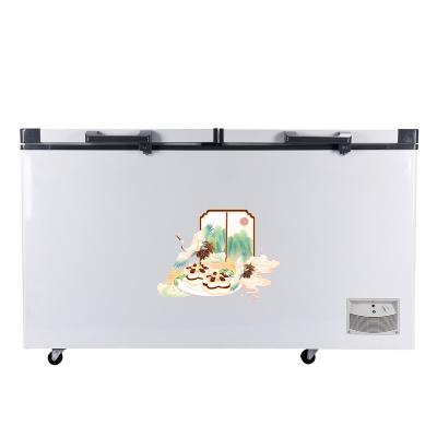 China High Quality Low Energy Consumption DC 12v Fridge Solar Powered Refrigerators And Freezers For Chest Model With 500l Container en venta