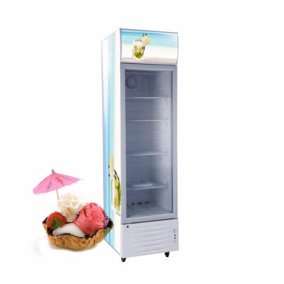 Cina Supermarket Single-temperature Amount Glass Open Display Beverage Refrigerator Cooler Door Freezer For Sale in vendita