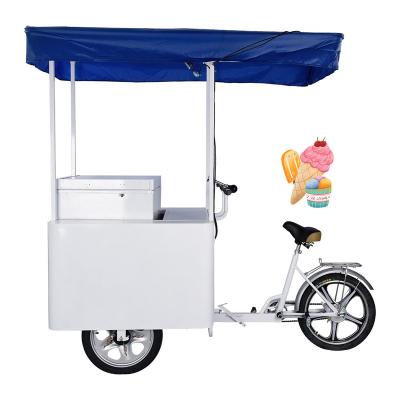 Китай Ice Cream Bike Ice Cream Tricycle With 158L Freezer Bike Solar Powered DC 12v 24v продается