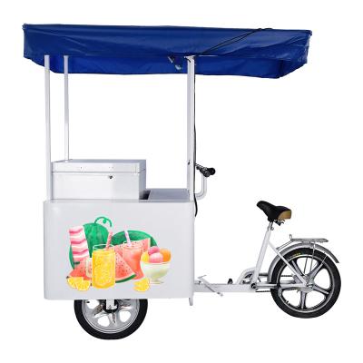 Cina Ourdoor Mobile Vendors Tricycle With 12V/24V Solar Chest Freezer TS-158 in vendita