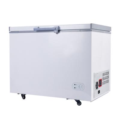 China High Quality Low Energy Consumption 100mm DC 250liter Battery Charge Solar Freezer Te koop