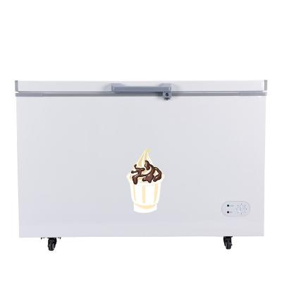 China Energy Saving 110mm Foam Thickness Solar Deep Chest Freezer BD/Because-328H zu verkaufen