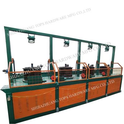 China Low Noise Building Material Shops Pulley Type Wheel Wire Drawing Machine High Speed for sale