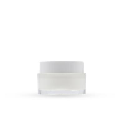 China OEM Cosmetic Jet-Coated Acrylic Plastic Active Cream Jar 50g Factory Cosmetic Jars for sale