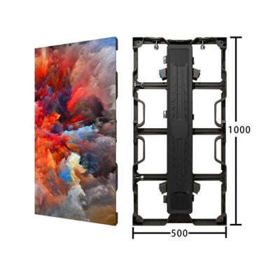 China Advertising outdoor rental led video wall 50*100cm 3m x 2m p3.91 / p4.81 led screen p4.81 outdoor led display en venta