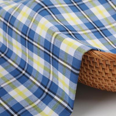 China QUICK DRY Cheap Price Quick Dry 42S*42S Yarn Dyed Checked Pure Cotton Material Fabric for sale