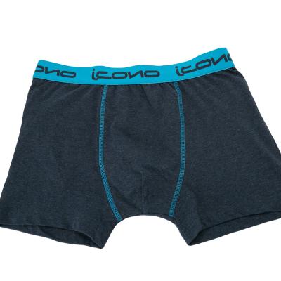 China Factory supply men boxers 100% cotton antibacterial underwear briefs fashion style for sale