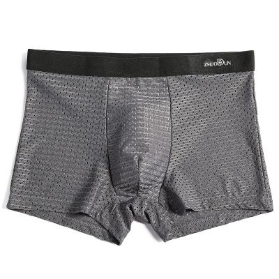 China Antibacterial Ready To Ship Mesh Men Plus Size Underwear Polyester Spandex Material for sale