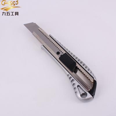 China Slip Lock Factory Cutter Utility Knife Hot DIY Tool With Aluminum Alloy Handle With Blade G11 High Quality OEM Snap for sale