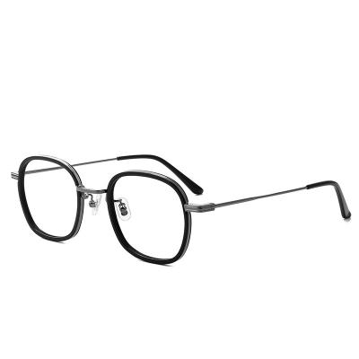 China High Quality Designer Rimless Retro Square Sheet Optical Eyewear Glasses and Metal Optical Glass Frames for sale