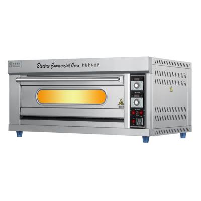 China 2021 High Quality Commercial Hot Sale Christmas Bakery Single Deck Pizza Making Machine Bake Oven Equipment Baked Automatic Bread for sale