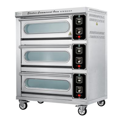 China Commercial Bakery Digital Instrument Baking Equipment Electric Pizza Cake Oven for sale