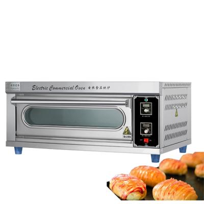 China 1 Layer Stainless Steel Shell Electric Oven Commercial Stained Glass Baking Equipment Knob Timer Control 220v Digital Pizza Timer for sale