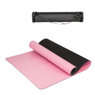 China Custom Printing PU Yoga Mat, Unti-Skid Gym Mat Resistance Absorbance for sale