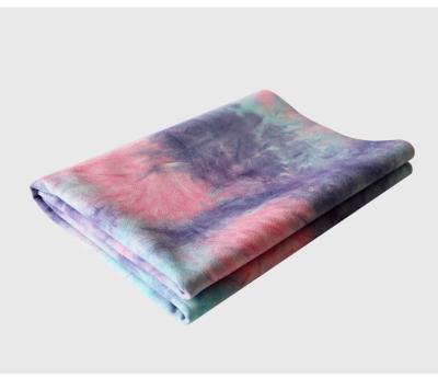 China Tie-dyed Extra thin Travel Mat,  Lightweight Printed Yoga Mat, Ultra light foldable yoga mat for sale