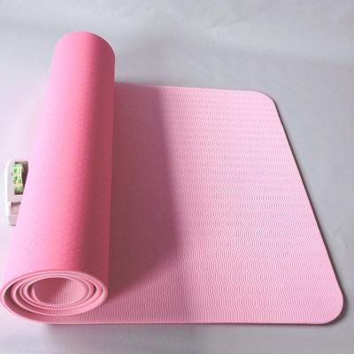 China Environmentally Friendly Yoga Mats/ Harmless Thermoplastic Elastomer, Comfortable Non Toxic Fitness Mat/Gym Mat PINK for sale