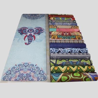 China Travel Mat/lightweight wholesale foldable yoga mat for travel/Suede yoga mat for sale