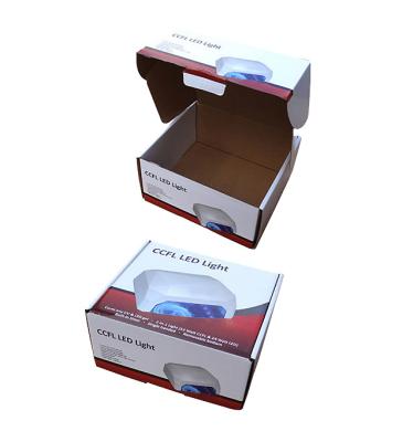 China Bespoke F-Flute Corrugated Paper Mailer Boxes Packaging With Artork Printing for sale