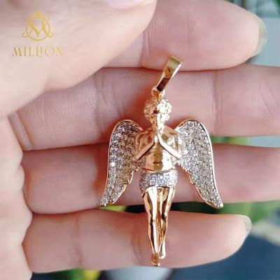 China FASHIONABLE W2225 China xuping Jewelry 18k Gold Plated Pure Copper Zircon Angel Pendant For Necklace for sale