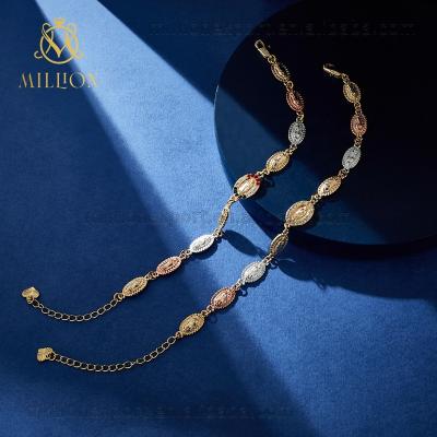 China High Quality Virgin Mary Religious Tricolor Style SLW8886 Fashion Jewelry Bracelet for sale