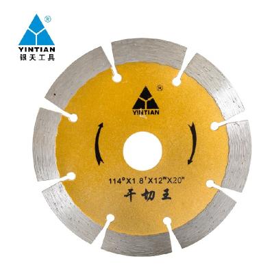 China . Wholesale Smooth Edge High Speed ​​Straight 4 Inch 110mm Sintered Saw Blade With Sharp Teeth Segmented Wet Dry Cutting Fast for sale