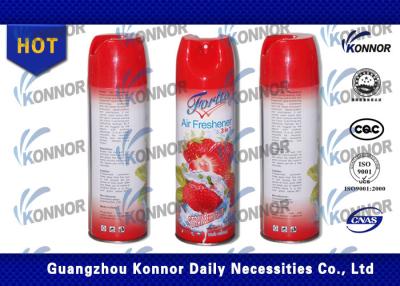 China Multi - color Auto Air Freshener Spray with strawberry , rose Fragrance for sale