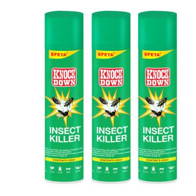 China El asesino del insecto del aerosol de Tetramethrin rocía 400ml en venta