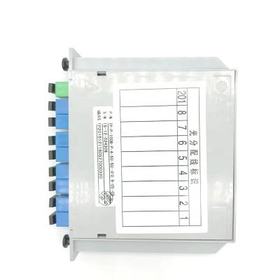 China FTTH FTTB FTTX Network Cassette PLC Splitter 1*8 SC UPC Ftth Box Type Network Cassette for sale