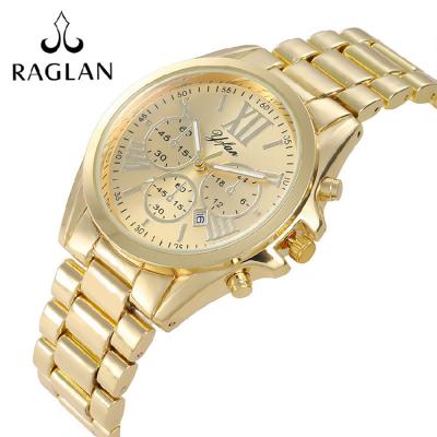 China Other 2022 New Gold Silver Alloy Quartz Watch Men Women Ladies Watch Waterproof Birthday Gift Wedding for sale