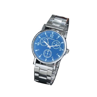 China 2022 Blu Ray Watch Three Eye Steel gift watch leisure style of other men's stainless steel band men's leisure watch material for sale