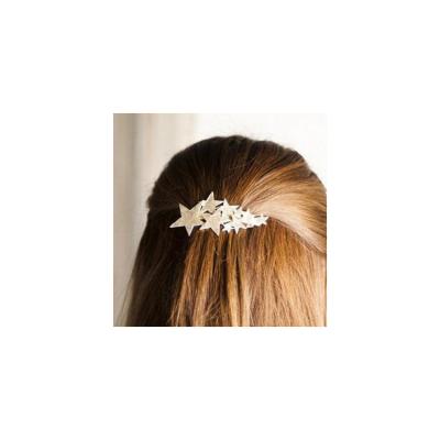 China Japan metal star alloy spring clip net red hairpin and Korean style fashion accessories soft five-pointed star hairpin for sale