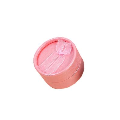 China High Quality Custom Made Jewelry Storage Gift Box Small Ring Box Paper/Cardboard Jewelry Box Round Box for sale