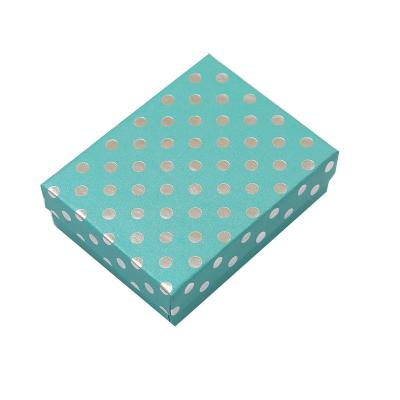 China High-Grade New Jewelry Box Jewelry Gift Box Ring Packing Box Jewelry Necklace Box Stain Wholesale Wave Wood Dot for sale