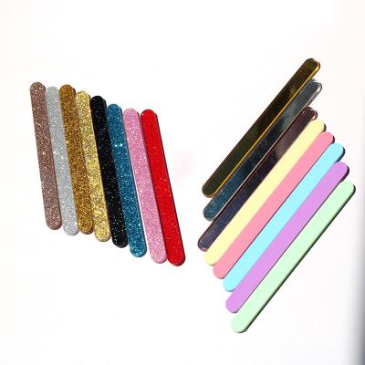 China Viable Reusable Mirror Ice Cream Sticks Laser Popsicle Stick Mini Craft Ice Pop Sticks for DIY Creamsicle/Family Home Festival Party for sale