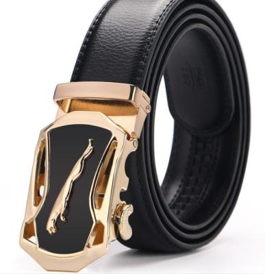 China Luxury Brand Classic Automatic Buckle Fashion High Quality Alloy Buckle Men's Belt Classic All-match Fancy All-match Business Casual Belt Black Belt for sale