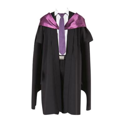 China Comfortable Classic Australian School Uniforms Graduation Long Gown Bachelor Dress For College for sale