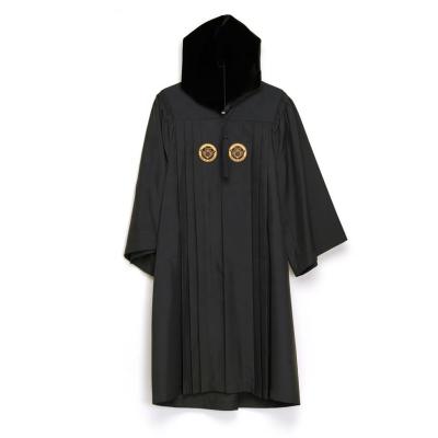 China Fashion Best Quality Low Price Cozy School Uniforms Latest OEM University Graduation Gown Korea Graduation Cowls Stoles And Hats for sale