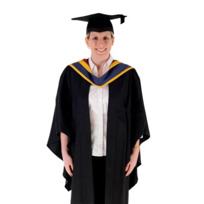 China High Quality Comfortable School Uniforms Best Style British Award of Customized College Graduation Gown Graduation Bath Gown for sale