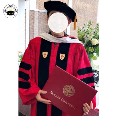 China Wholesale Customized Harvard University Best Quality Comfortable School Uniforms Best Price Graduation Dress for sale