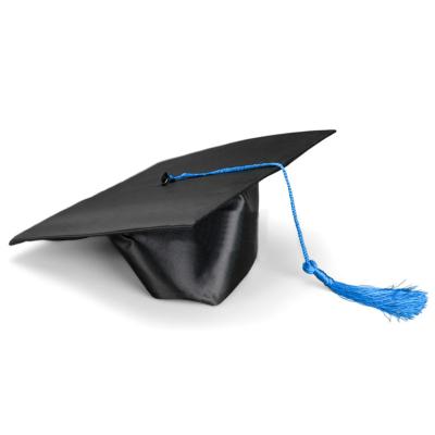 China Wholesale Comfortable School Uniforms Custom Best Quality Graduation Dress Caps 100%Polyester Graduation Hat With Tassel And Charm for sale