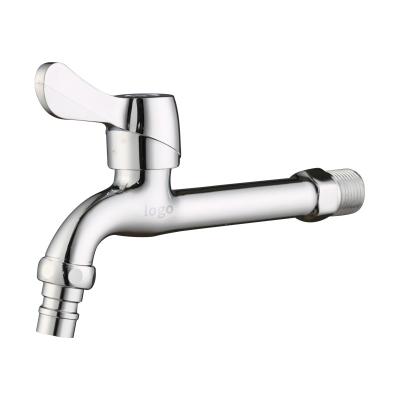 China Modern Garden Faucet Long Bibcock Water Faucet Washing Machine Balcony Handle Plastic Bibcock for sale