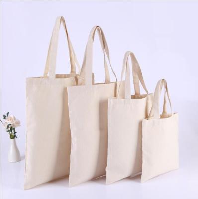 China Hot Selling Reusable Cotton Canvas Tote Bag With Custom Logo Printed for sale